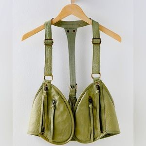Free People Olympia Leather Harness Bag